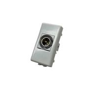 Oniroview BTicino Matix Compatible Male TV Socket, PAL Connector, Terminal, White