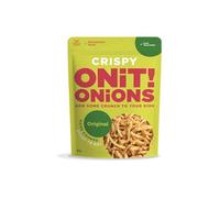 Onit Crispy Onions Original Flavour, 6 Pack x 95g Resealable Pouch, Fully Recyclable - Golden Fried Crispy Onions, Hand Cooked & Ready To Eat, Crunchy Topping For Salads, Burgers & More Savoury Dishes