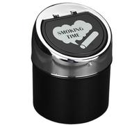 OnIUeZky 1PC Ashtray with Lid Cute Print Sealed Ashtray Washable 3.5x4.7in Ash Tray with Smoke Holder Stylish Ashtrays for Inside Home Car.
