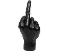 OnIUeZky Middle Finger Statue Resin Middle Finger Desk Accessory Realistic Funny Ornament for Home Office Women Men Gifts Black ..