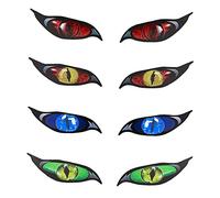 OnIUeZky Zombie Series Red/yellow Evil Eye Decal Sticker, PVC Car Sticker Decal Reflective Motorcycle Auto Decoration Stickers (15 * 6cm) Car Stickers
