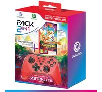Oniverse Astralite Red Wireless Bluetooth Controller with Marsupilami: Hoobadventure for Nintendo Switch