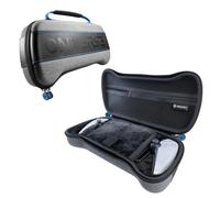 Oniverse Carry Case for PlayStation Portal Remote Player - Protective PS5 Portal Shockproof Case with Accessories Compartment, Anti-Scratch Velvet Interior, Handle - Grey