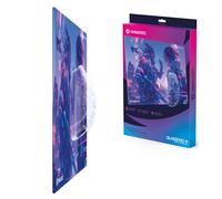 Oniverse First Encounter Gaming Mouse Mat in Tempered Glass 35 x 25 cm - Ultra-Smooth Micro-Engraved Surface, High-Precision Quick Glide, Non-Slip Base, Durable and Easy to Clean