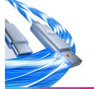 Oniverse LED USB-kabel, USB-A naar USB-C, Compatibel met PS5 Pro Slim Xbox Serie