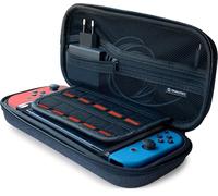 Oniverse Protective Case for Nintendo Switch, Switch OLED, Switch Lite, Shockproof, with Handle, Soft Velvet Interior to Prevent Scratches, Accessory Compartment. Grey Travel Case