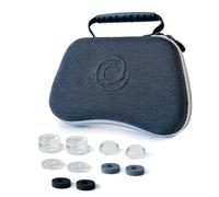 Oniverse Universal Gaming Controller Carry Case PS5, PS4, Xbox One Series X|S with Joystick Extenders and Precision Rings, Shockproof, Scratch-Resistant Velvet Interior, Accessories Compartment