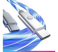Oniverse USB LED-kabel, USB-C naar USB-C, compatibel met PS5 Pro Slim Xbox (PC)