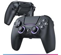Oniverse Wireless Controller for PS5/PC/Steam Deck - Starion - Hall Effect Joysticks & Triggers Programmable Macro Back Paddles L4/R4 Triggers Touchpad Anti-Drift Bluetooth/USB-C - Black