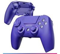 Oniverse Wireless Controller for PS5/PC/Steam Deck - Starion - Hall Effect Joysticks & Triggers Programmable Macro Back Paddles L4/R4 Triggers Touchpad Anti-Drift Bluetooth/USB-C - Purple
