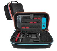 Oniverse XL Carrying Case for Nintendo Switch 2, Switch, OLED, Lite - Voyager - Shockproof Protective Case, Anti-Scratch Velvet Interior, Accessory Compartment and 29 Game Storage