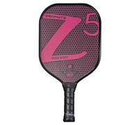ONIX Graphite Z5 Pickleball Paddle (Graphite Carbon Fiber Face with Rough Texture Surface, Cushion Comfort Grip and Nomex Honeycomb Core for Touch, Control, and Power), Pink