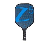 ONIX Graphite Z5 Pickleball Paddle (Graphite Carbon Fiber Face with Rough Texture Surface, Cushion Comfort Grip and Nomex Honeycomb Core for Touch, Control, and Power), Blue