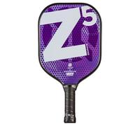 ONIX Graphite Z5 Pickleball Paddle (Graphite Carbon Fiber Face with Rough Texture Surface, Cushion Comfort Grip and Nomex Honeycomb Core for Touch, Control, and Power), Purple