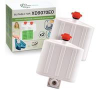 ONIX TECH 2 Pieces Anti Calc Cartridge for Steam Iron with the Original Code XD9070E0 for Rowenta for Tefal for Calor Series Liberty