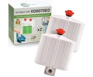 ONIX TECH 2 Pieces Anti Calc Cartridge for Steam Iron with the Original Code XD9070E0 for Rowenta for Tefal for Calor Series Liberty