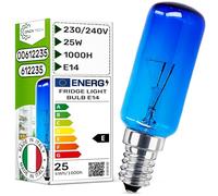ONIX TECH E14 Fridge Light Bulb Universal 25W 230/240V - Lamp with a Diameter of 25 mm has the Original Code 00612235 for Bosch for Siemens for Neff - Made in Italy