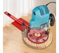 ONKEL.J Router Milling Groove Bracket|Cabinet Hardware Jig with Automatic Center Punch|Router Milling Groove Bracket Advantages|Router Guides for Woodworking