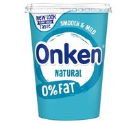 Onken 0% Fat Free Natural Yogurt 450g 450g x Pack of 3