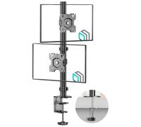 ONKRON Dual Monitor Mount for 13-34", up to 8 kg, VESA 75x75/100x100, D208E