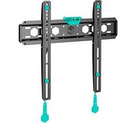 ONKRON Fixed TV Wall Bracket for 35-65 Inch Screens, Ultra Slim TV Mount Weight up to 68 kg, Flush TV Wall Mount Fixed with VESA 75x75 - VESA 400x400 mm, Universal TV Wall Bracket Slim Black FM5-B