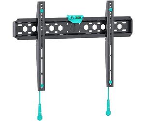 ONKRON Fixed TV Wall Bracket for 43-85 Inch Screen, Low Profile TV Bracket Weight up to 68,2 kg, Slim Mount for Television VESA 75x75-600x400 mm, Universal Television Wall Mount Black FM6-B