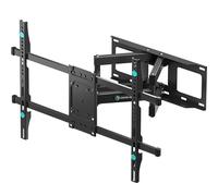 ONKRON Full Motion TV Wall Bracket for 40-75 Inch TVs up to 70 kg, Universal Television Mount VESA 100x100-600x400, Extendable Television Wall Mount, Tilt and Swivel TV Bracket Black M6L-B
