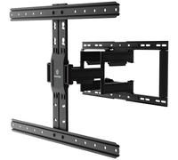 ONKRON Full Motion TV Wall Mount for 32-90 Inch TVs, Universal TV Wall Bracket Weight up to 50 kg - Tilt and Swivel TV Wall Bracket with VESA 200x200 - VESA 600x400/TV Mounting Bracket SM6L-B Black