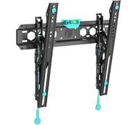 ONKRON Tilting TV Wall Bracket 32 Inch - 70 Inch Screens, Wall Mounted TV Bracket Weight up to 60 kg, Low Profile Television Bracket with VESA 75x75 - VESA 400x400, Slim Television Mount Black TM5-B
