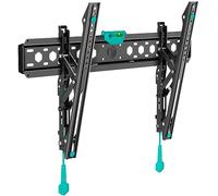 ONKRON Tilting TV Wall Bracket for 43-85 Inch Screen up to 68,2 kg, Universal TV Bracket VESA 75x75-600x400, Low Profile Television Wall Mount, Ultra Slim Television Mount Black TM6-B