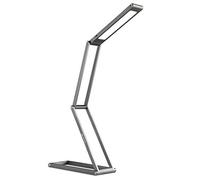 ONKRON Transformers Portable Table Lamp LED Desk Light Foldable with USB Charging Port D4A Grey