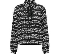 ONLY Women's Onlalma Life Poly Kiara Shirt Dress, Black/AOP:582 Pure Horse Run, XS