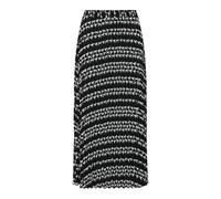 ONLY Women's Onlalma Life Poly Pleated Skirt, Black/AOP:582 Pure Horse Run, 12