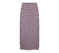 ONLY Women's Onlalma Life Poly Pleated Skirt, Magenta Purple/AOP: 584 Posh, 12
