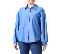 ONLY Women's Onlarja L/S Solid Shirt WVN Noos Long Sleeve Blouse, Blue, M