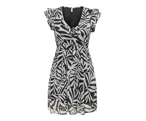 Onlasta Life S/S Peekaboo Dress WVN, Black, M