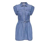 Onlbea Franco SL DNM Dress, Medium Blue (Medium Blue Denim), L