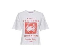 ONLY Women's Onlbone S/S Dining to Box JRS, Bright White, XS