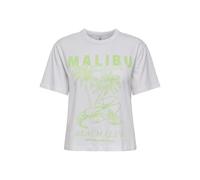 ONLY Women's Onldina Life S/S Club Top Box JRS, Bright White, L