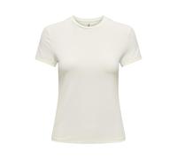 Onlea S/S Top O Neck Cs JRS, Cloud Dancer, M