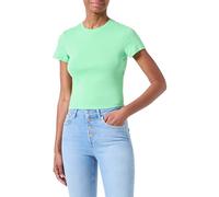Onlelina S/S O-Neck Short Top JRS, Green, S