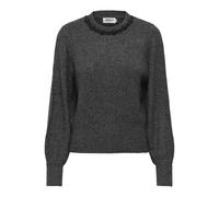 ONLY Women's Onlelsa L/S Pullover KNT Noos Jumper, Medium Grey Melange, L