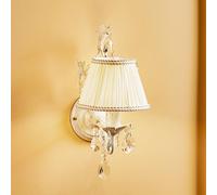 ONLI Karen wall light, 1-bulb, ivory