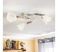ONLI Marilena ceiling lamp in Florentine style, 3-bulb