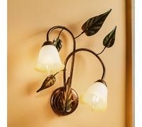 ONLI Miranda wall light, 2-bulb, bronze