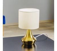 ONLI Ottone table lamp with textile shade, brass