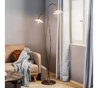 ONLI Rosina floor lamp with two ceramic shades
