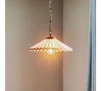 ONLI Rosina pendant light, 1-bulb, light pink/bronze