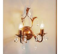 ONLI Teresa wall light as chandelier, 2-bulb