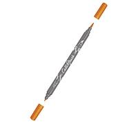 Online 19054/6 - Calli Brush, Double Tip Harris Kall Calligraphy Nibs Pen, Fluorescent Orange